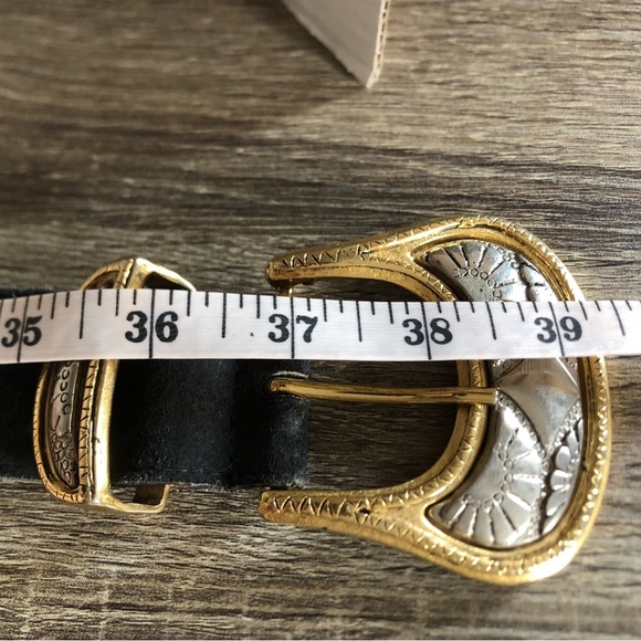 Vtg Vermillion Leather Belt - Picture 10 of 10